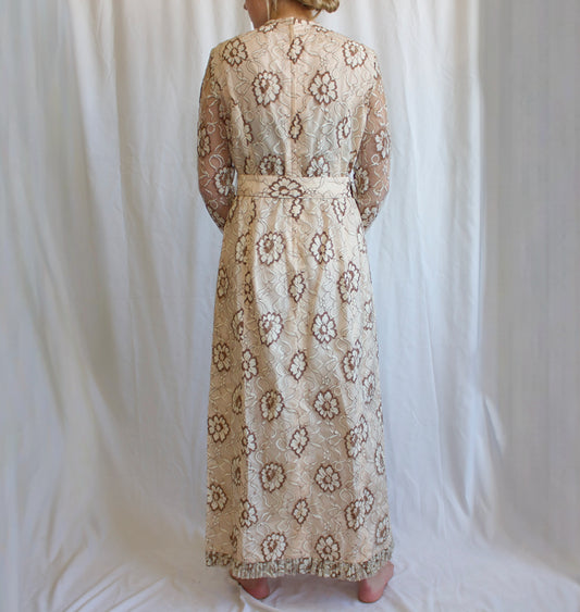 1950's Formal Lace Maxi