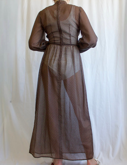 60's Polkadot Antique Maxi