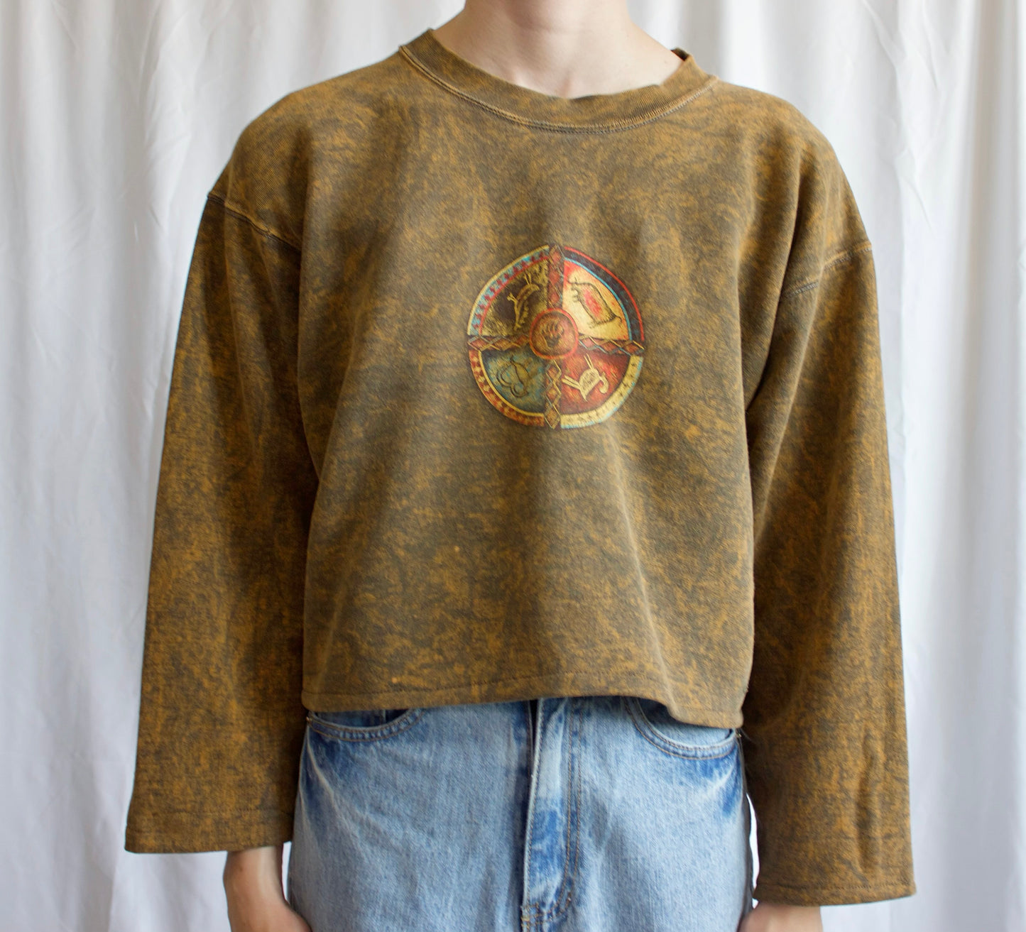 Native Print Crewneck