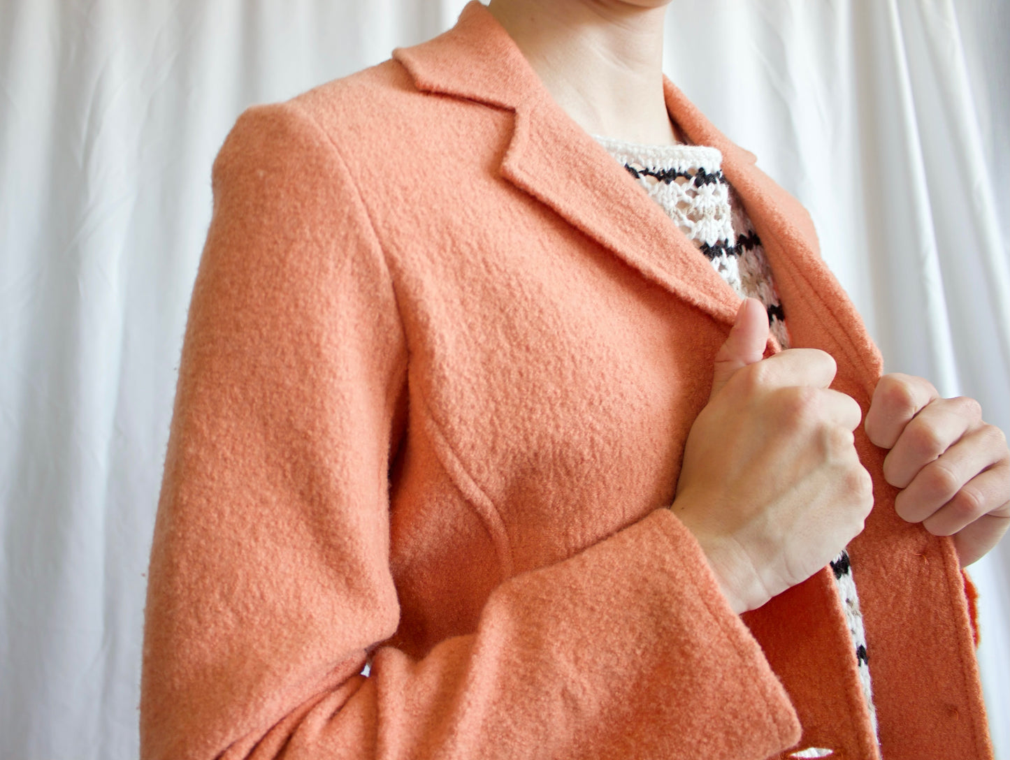 Wool Coral Blazer