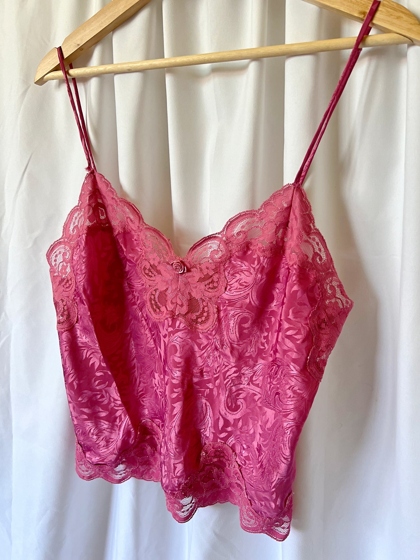 Silky Floral Lace Cami