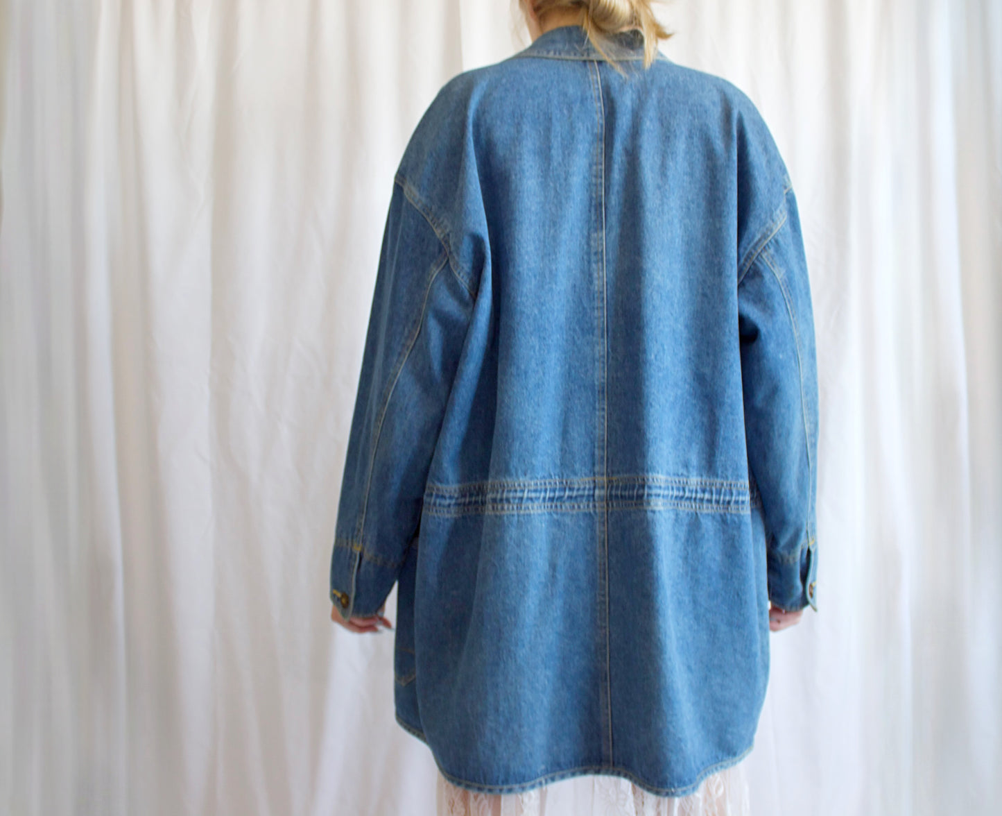 90's Denim Anorak Jacket